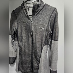 🏀 Gray Pistons Zip Pullover